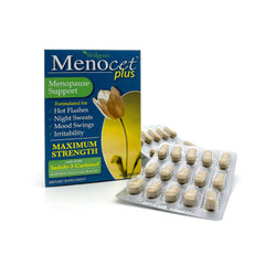 Wellgenix Menocet Plus pills close-up shows tablet texture