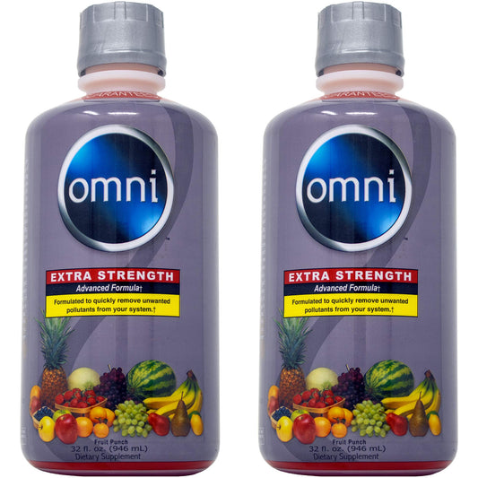 Wellgenix Omni Cleansing Drink bottle with fruit punch flavor for daily wellness support.
