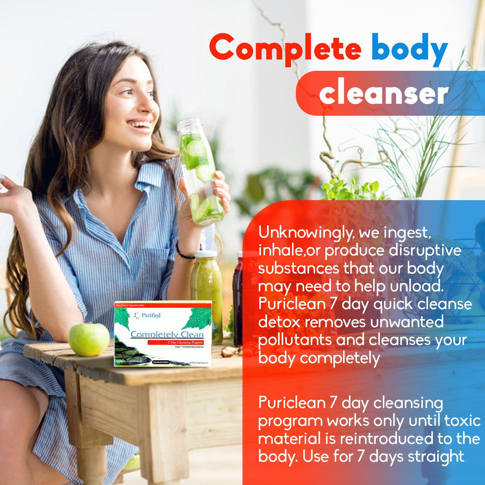 Wellgenix Omni Completely Clean bottle on a kitchen counter during a daily routine