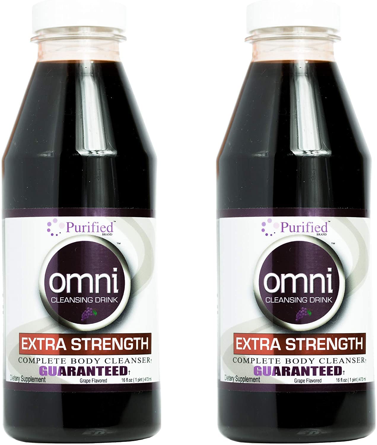 Wellgenix Omni Detox grape bottle front for a refreshing cleanse option.