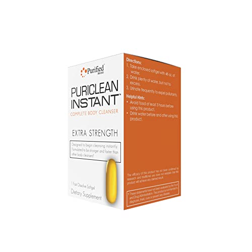 Wellgenix Puriclean bottle label details highlight ingredients and detox support