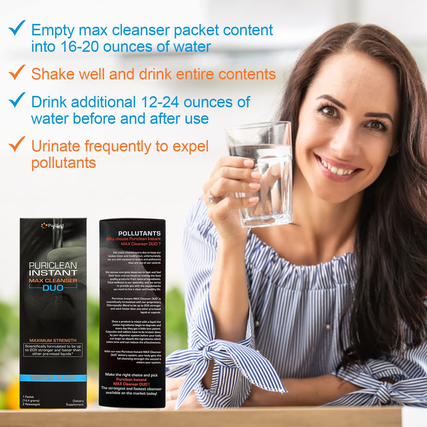 Wellgenix Puriclean brand label closeup highlights premium herbal blend