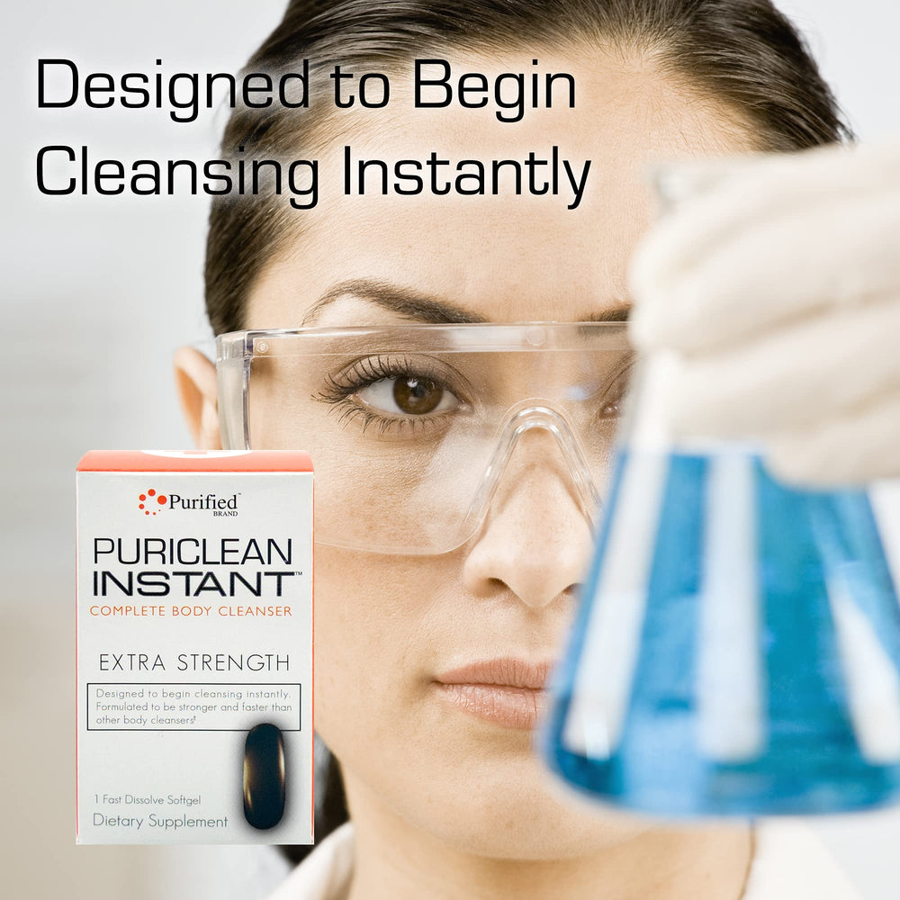 Wellgenix Puriclean detox flow graphic hints at a refreshed system after use
