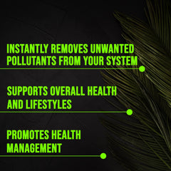 Wellgenix Puriclean ingredients and nutrition card highlights broad toxin coverage