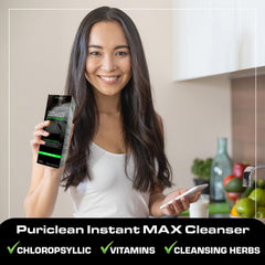 Wellgenix Puriclean quick-flush action image implies fast onset and convenience