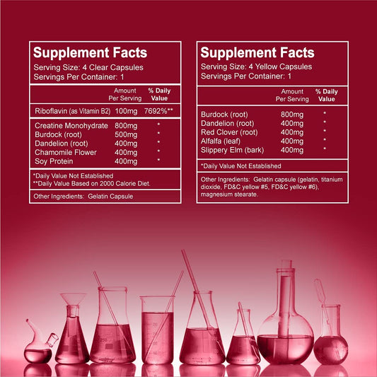 Wellgenix Puriclean X2 capsules close-up highlighting extra strength detox support.
