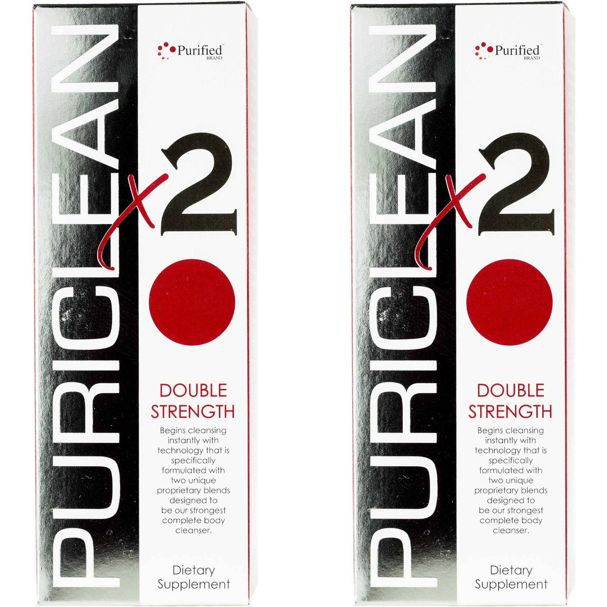 Wellgenix Puriclean x2 detox bottle shown for rapid cleansing support