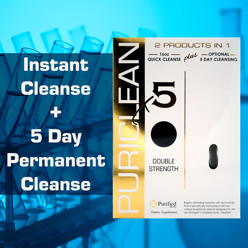 Wellgenix Puriclean X5 5-day detox capsules packaging.