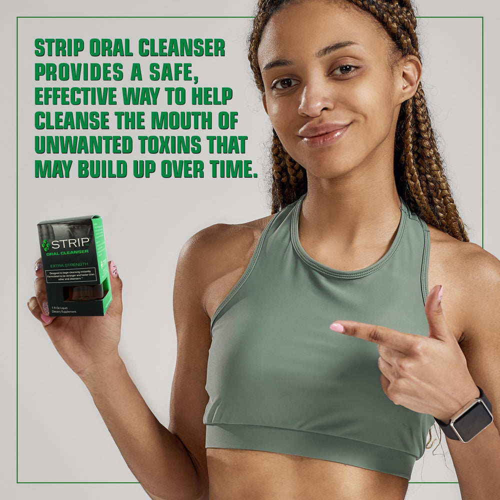 Wellgenix Strip Detox ingredient blend flag highlights Vitamin C and amino acids for support.