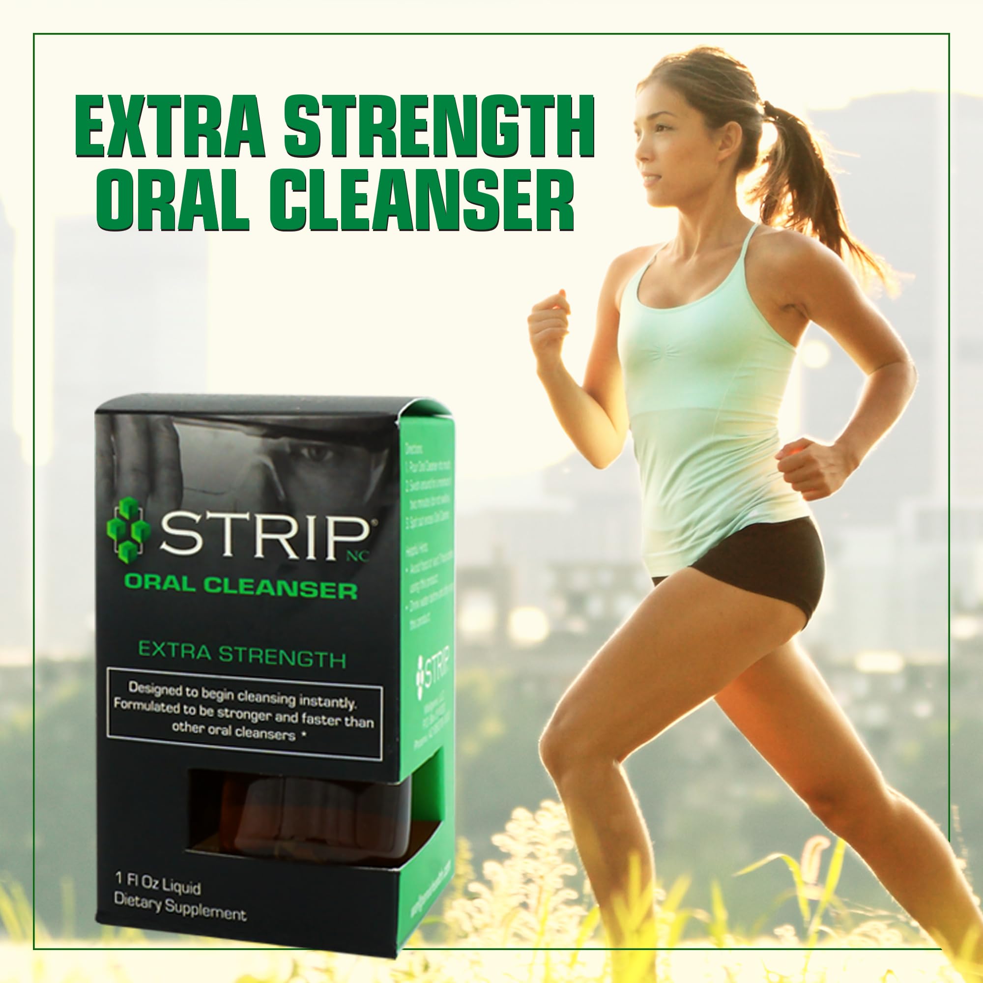 Wellgenix Strip Detox packaging label highlights GMP-made natural ingredients and safety.