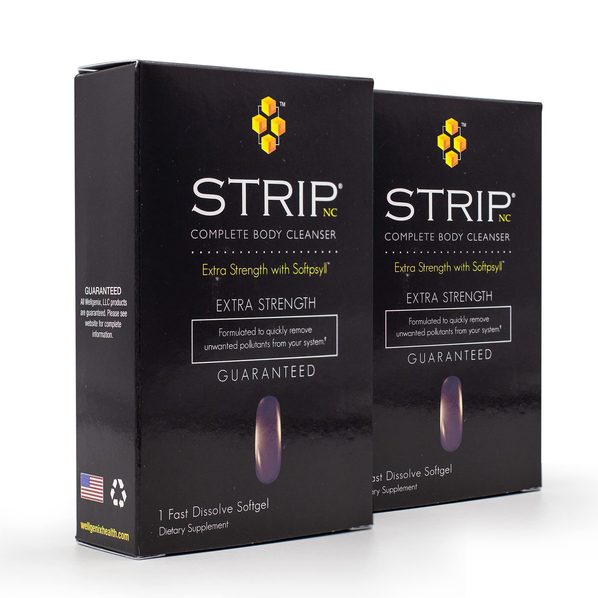 Wellgenix Strip NC pack 2 softgels for convenient detox on the go