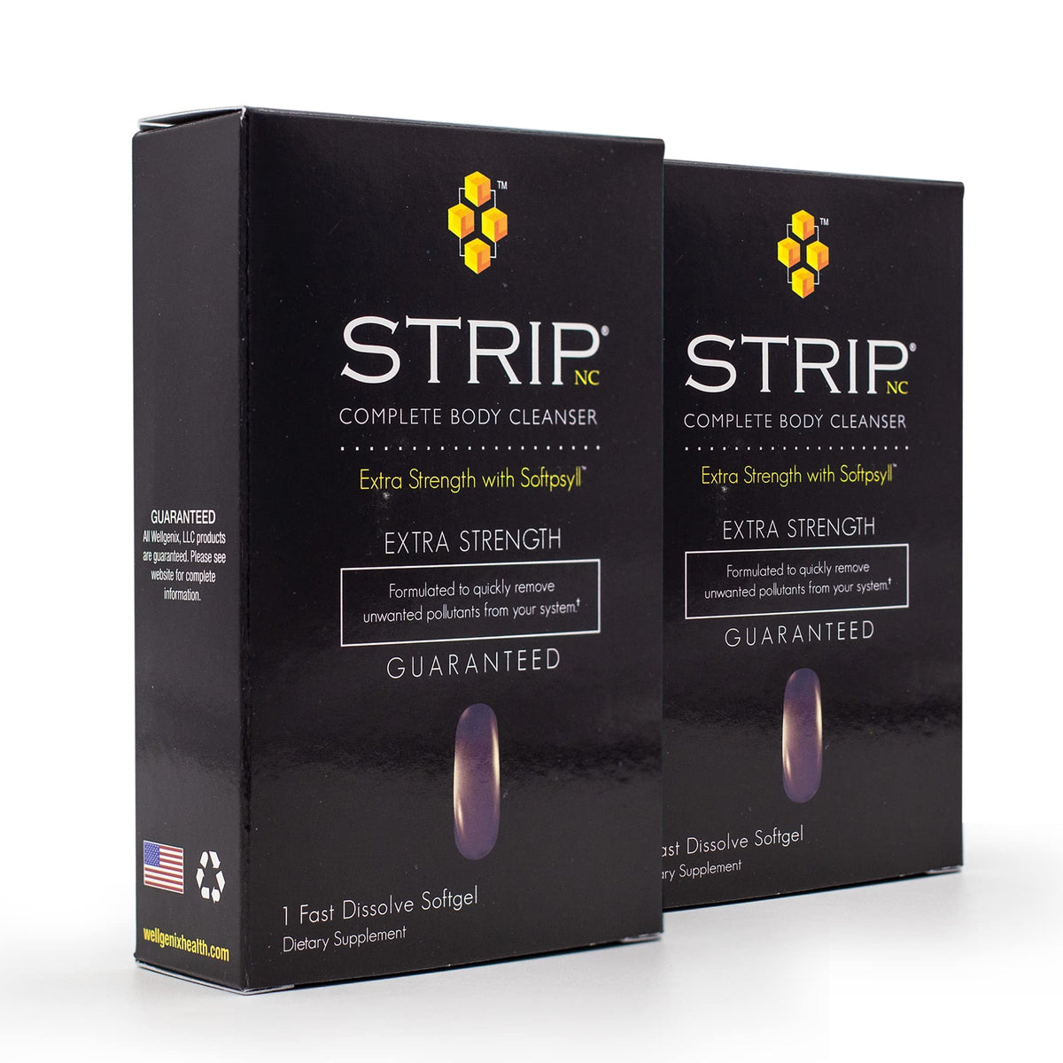 Wellgenix Strip NC pack 2 softgels for convenient detox on the go