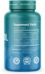 Wellifora Resterol label front communicates product quality and GMP manufacturing