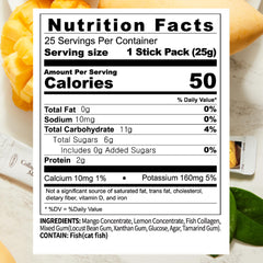 WELLINUS mango collagen jelly closeup shows rich texture and hydration friendly snack.
