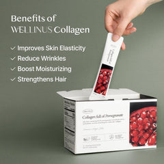 Wellinus pomegranate flavor highlighting a flavorful daily supplement