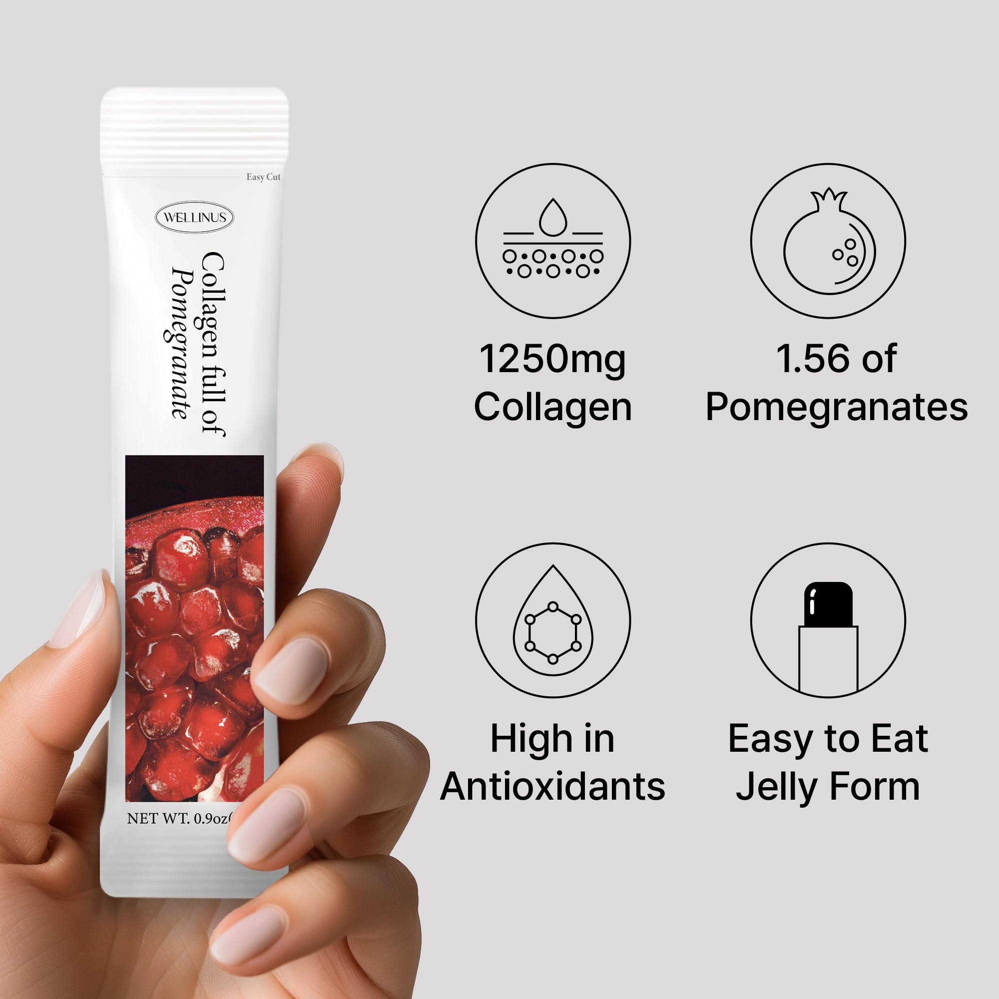 Wellinus travel pack collagen snacks ideal for busy days