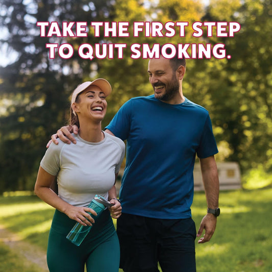 Wellness Basics mini nicotine lozenge cherry packs display for on-the-go support