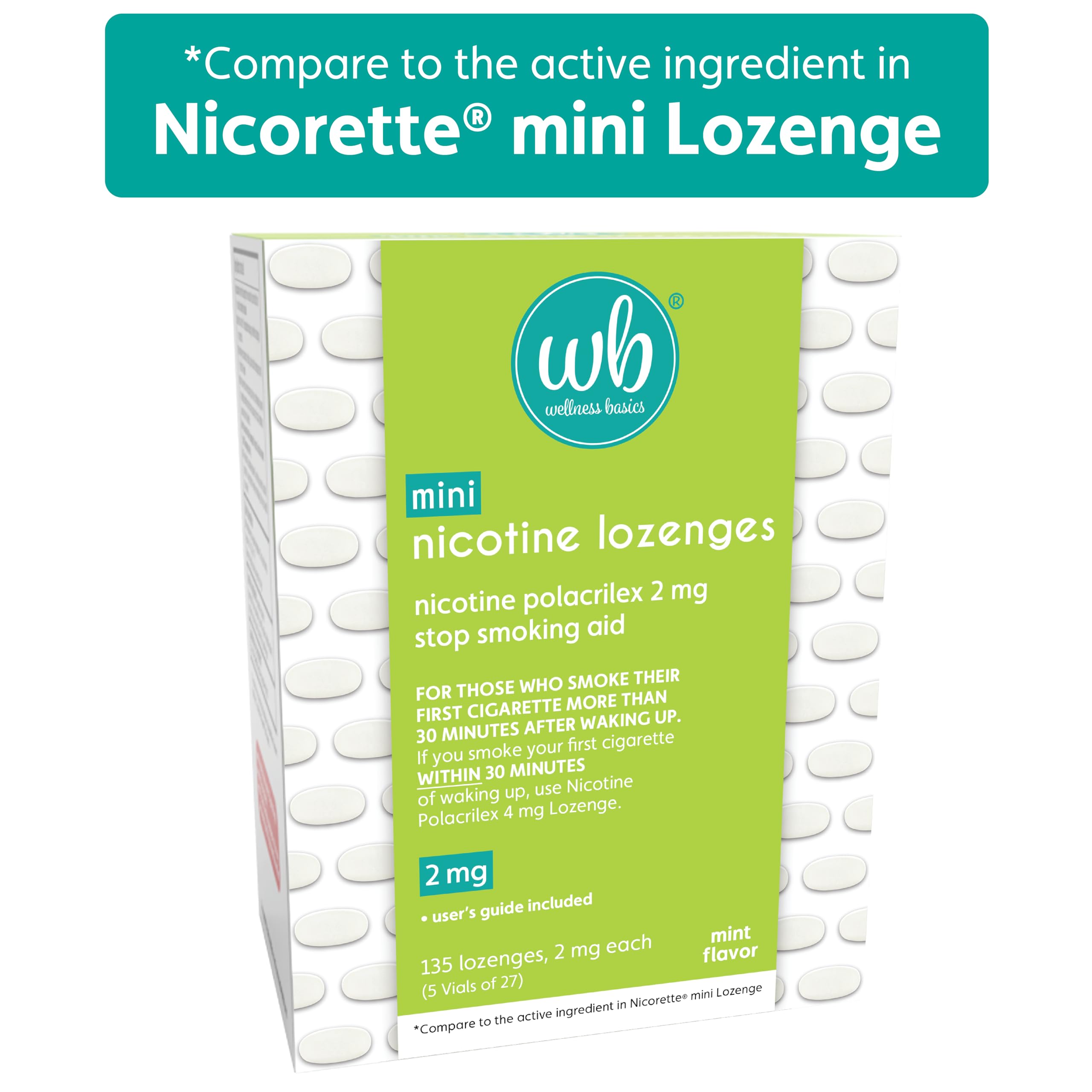 Wellness Basics Mint Lozenge for daily use and portability.