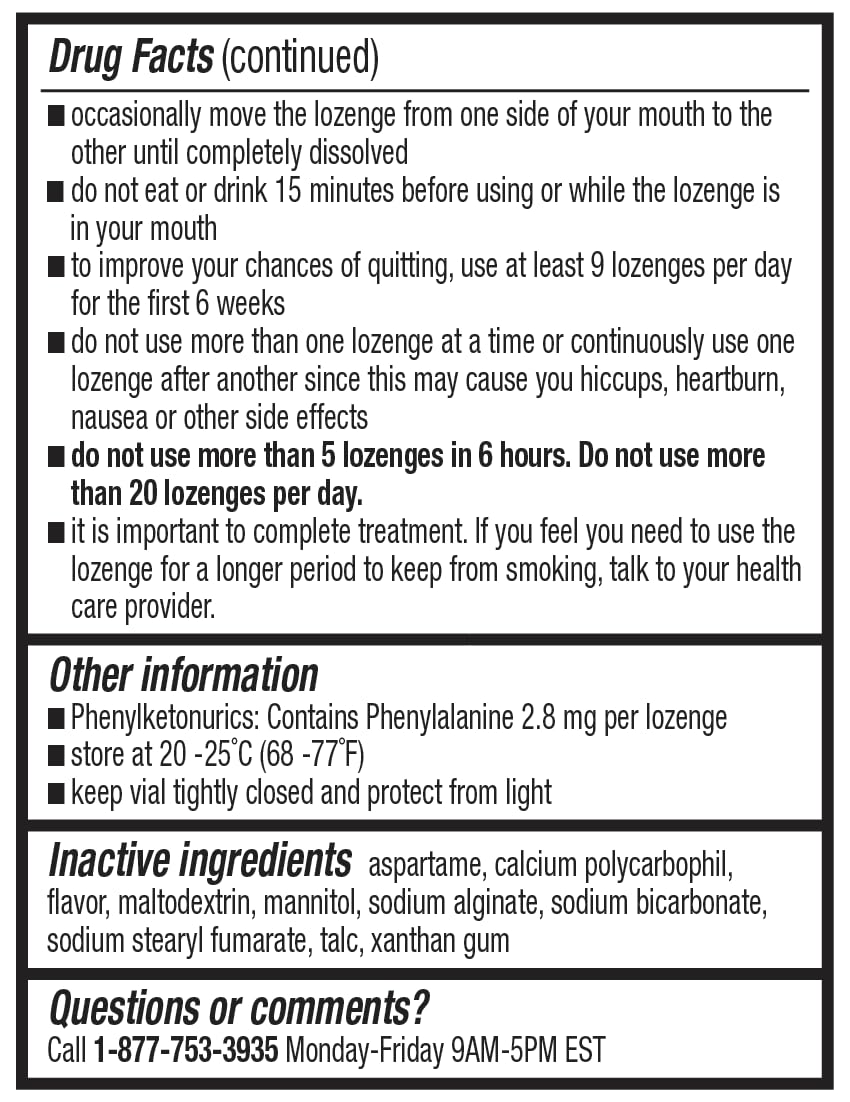 Wellness Basics mint lozenge offers refreshing taste for ritual satisfaction.