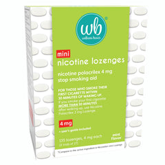 Wellness Basics Mint lozenge pack for on-the-go quit support.