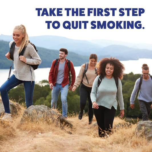 Wellness Basics nicotine gum 4mg fruit flavor packaging open suggests convenient on-the-go use.