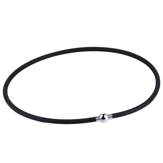 The Wellness Factor Biofield Vertigo Relief Necklace black pendant supports balance during daily activities.