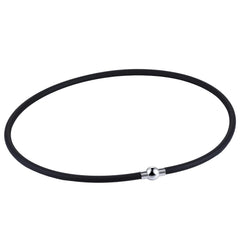 The Wellness Factor Biofield Vertigo Relief Necklace black pendant supports balance during daily activities.