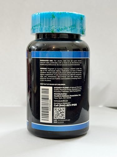 WELLNESS LABSRX label details highlight NAD blend and quality