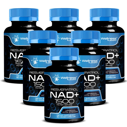 WELLNESS LABSRX liposomal NAD bottle for daily vitality and absorption