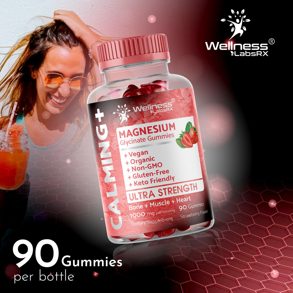 Wellness LabsRx strawberry gummies in a morning routine scene