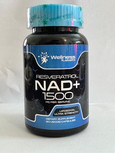 WELLNESS LABSRX NAD capsules closeup shows easy daily dosing