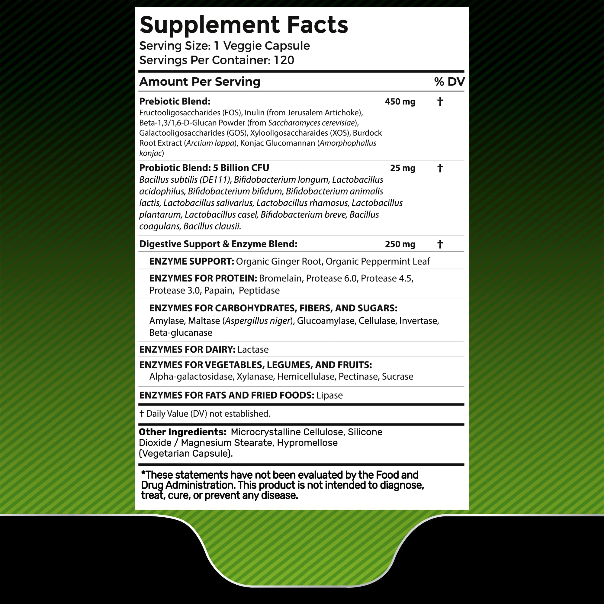 WELLNESS LABSRX Vegetarian-friendly label emphasizing plant-based compatibility.