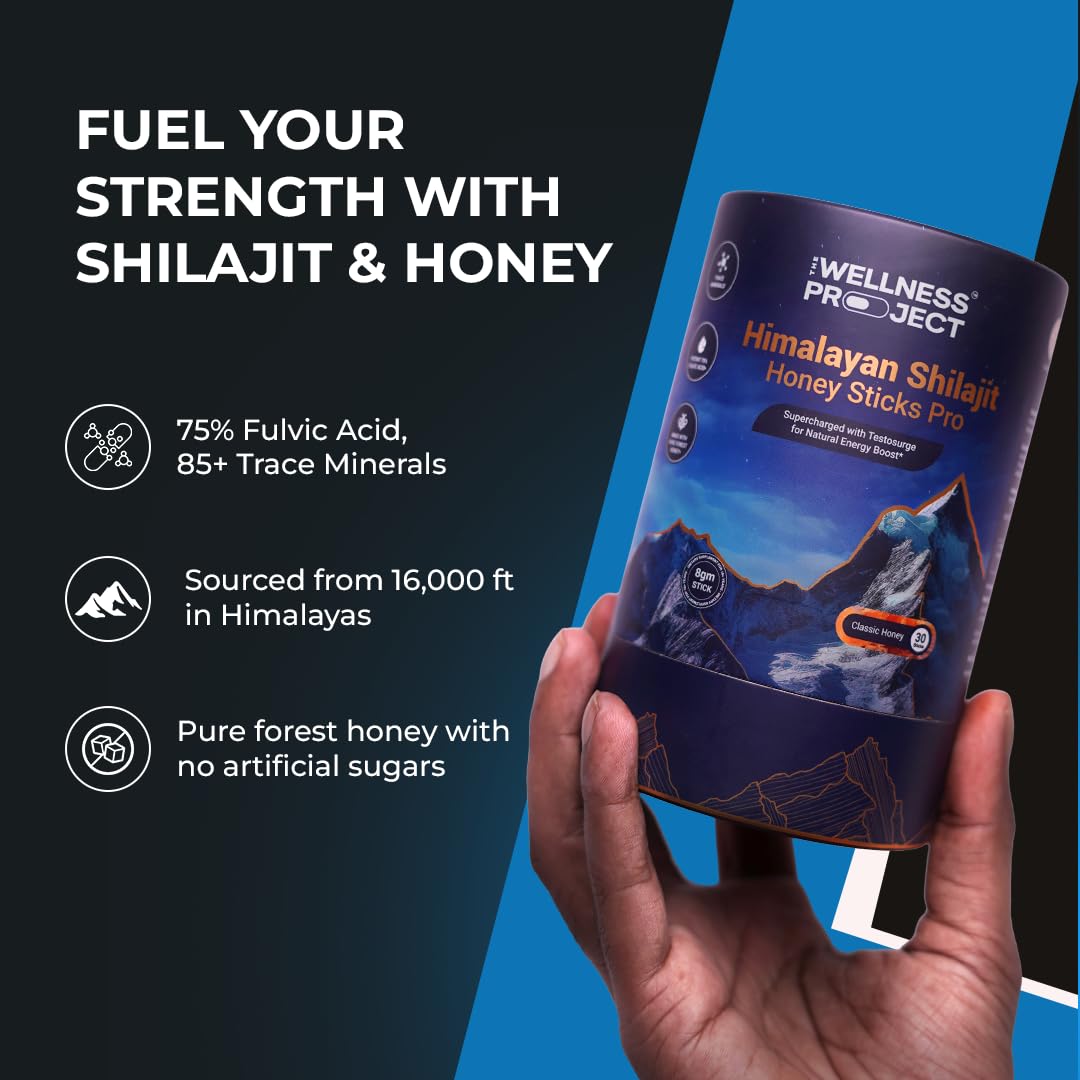 Fenugreek extract detail in The Wellness Project Shilajit Honey Stick Pro for stamina.