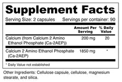 Wellness Resources Calcium AEP in-use glass with pills for daily routine.