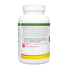 Wellness Resources Daily DHA label, purity and potency details for informed choices.