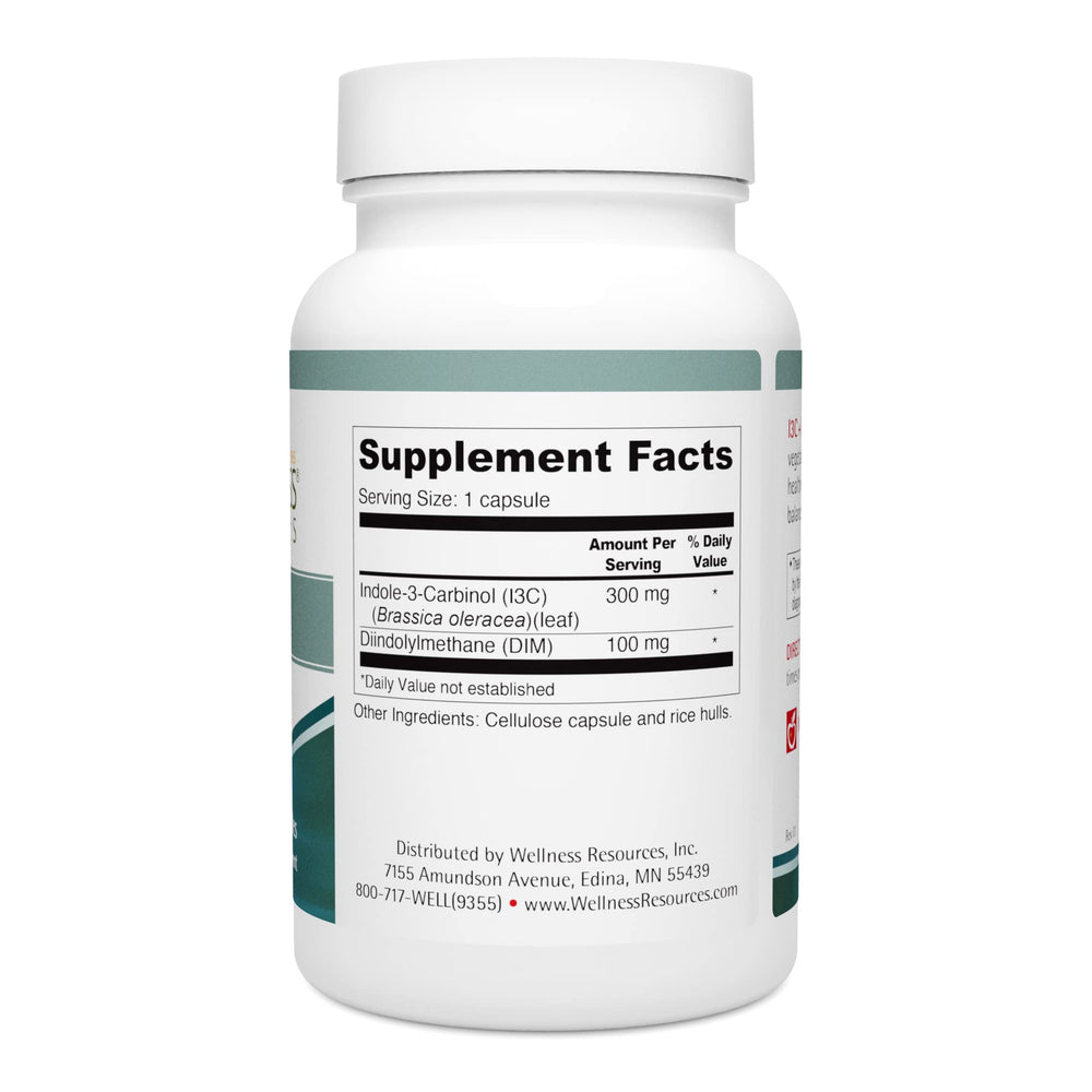 Wellness Resources I3C + DIM capsules in hand show real-world use