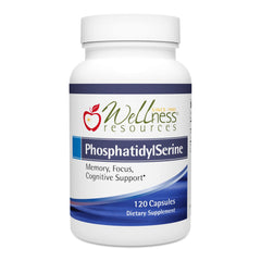 wellness resources phosphatidylserine sunflower bottle front promotes daily focus.