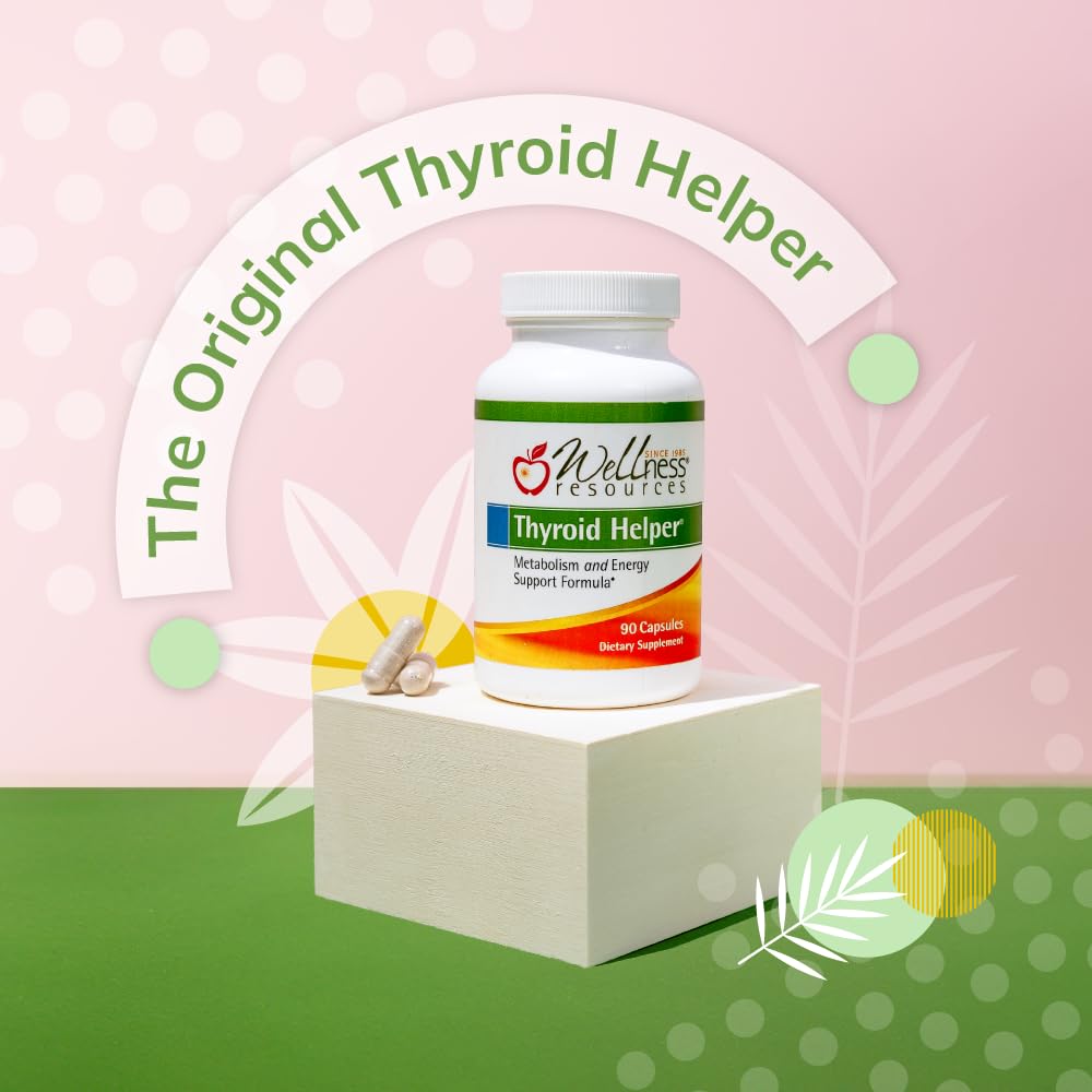 Vegan-friendly Thyroid Helper capsules blending gugglipid and ashwagandha.