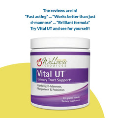 Vital UT Powder D-mannose with cranberry image for convenient daily use.