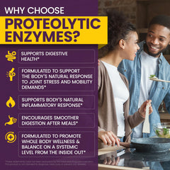 WellnessOne ProOneZyme bromelain ingredient highlights gentle protein breakdown.