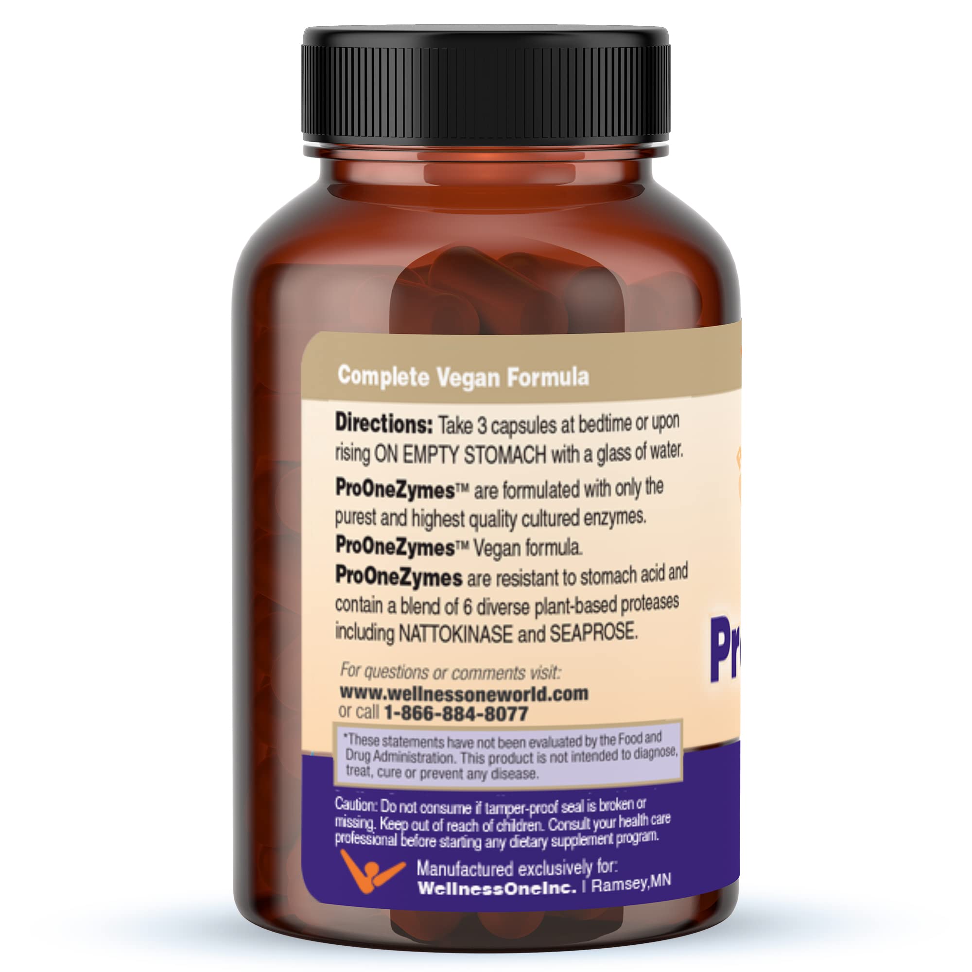 WellnessOne ProOneZyme mobility support after activity with reduced soreness.