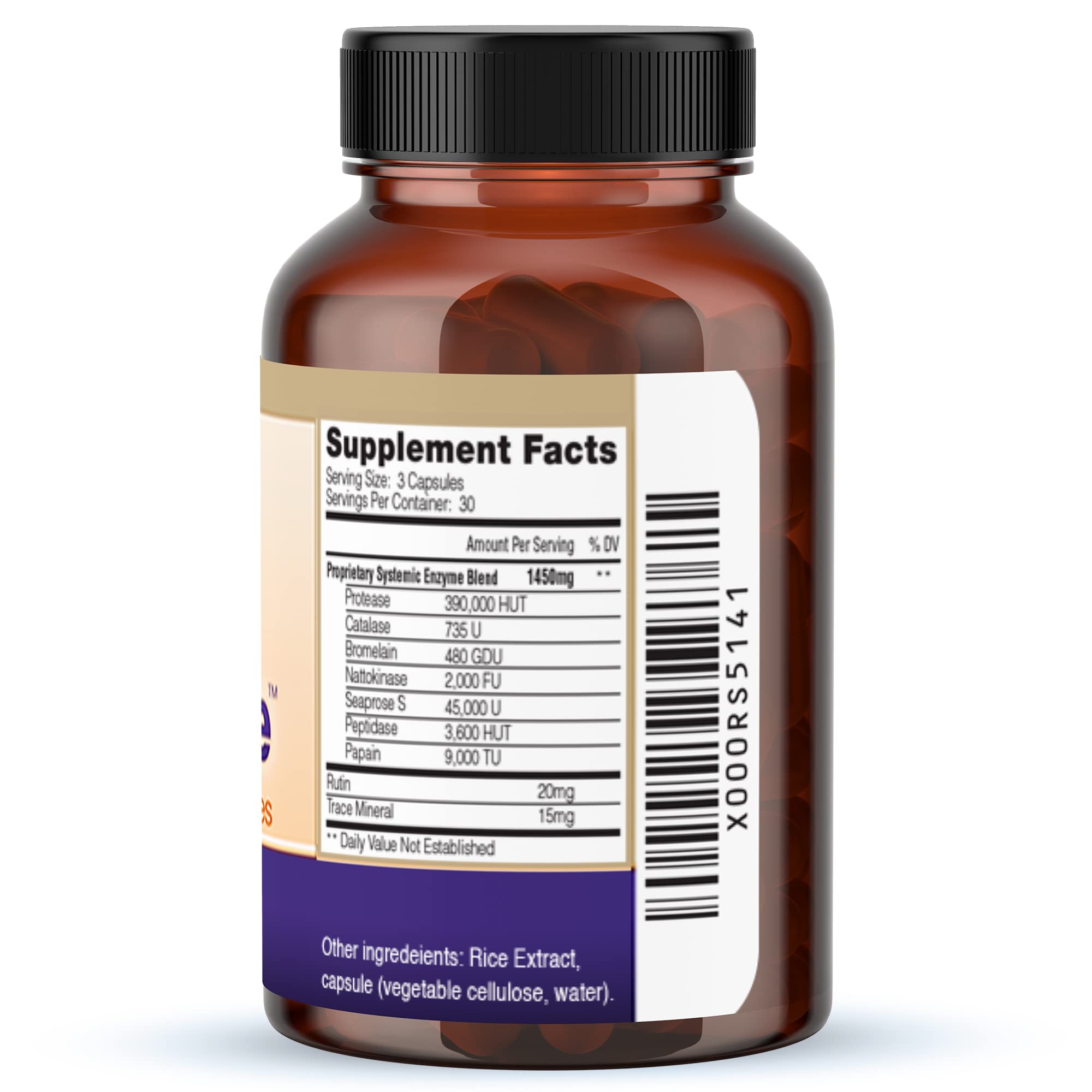 WellnessOne ProOneZyme packaging highlights high quality production and GMP standards.