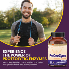 WellnessOne ProOneZyme usage after meals for comfort and balance.