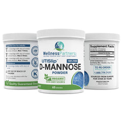 WellnessPartners Now New UTI-Slip D Mannose measuring scoop ready for serving