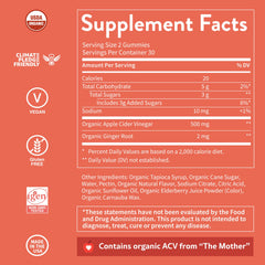 WellPath Pure ACV Gummies label notes gluten-free, pectin-based formula.