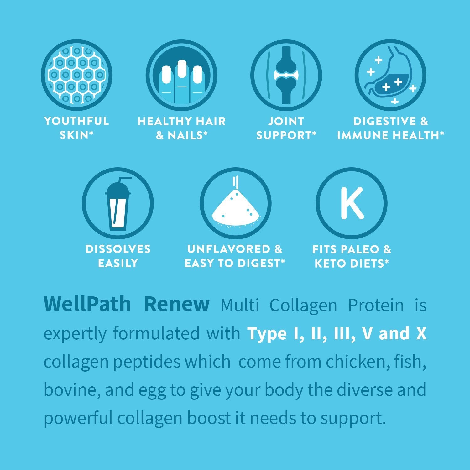 WellPath Renew blends into smoothies for a nutrient boost without clumps.