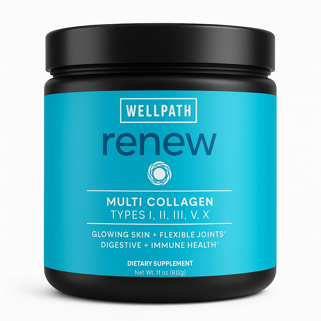 Wellpath Innovators WellPath Renew Multi Collagen Peptides Powder for Women | 11 oz, 40 Se ...