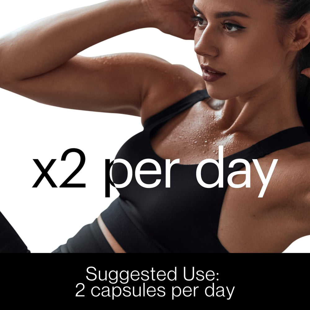 Wellthy Daily Thermogenic lifestyle shot with an active woman before a workout.