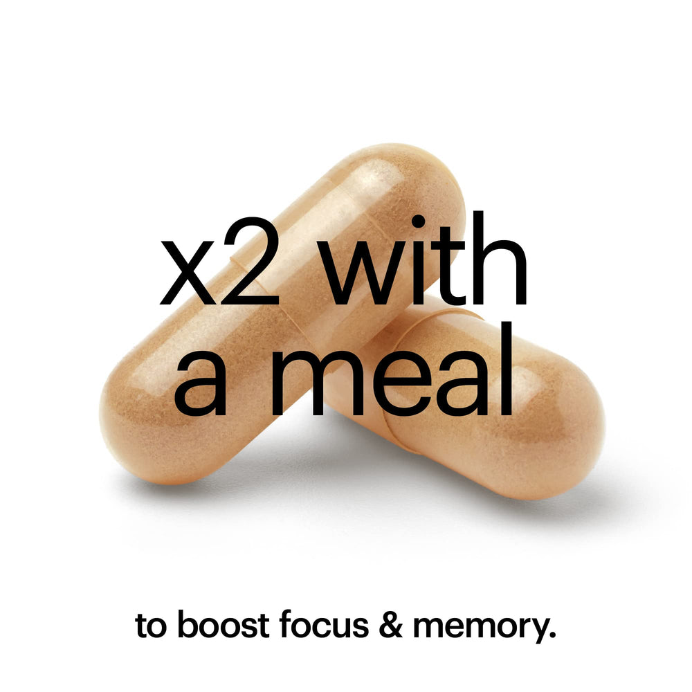 Wellthy Focus packaging display—premium, gluten- and dairy-free cognitive support option.