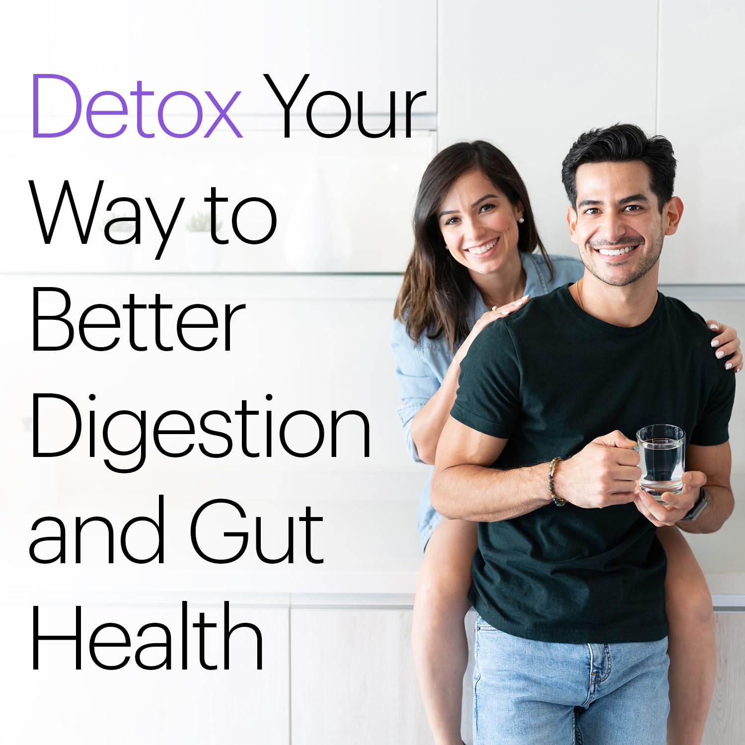 Wellthy Full Body Detox packaging showcases vegan and non-GMO credentials.
